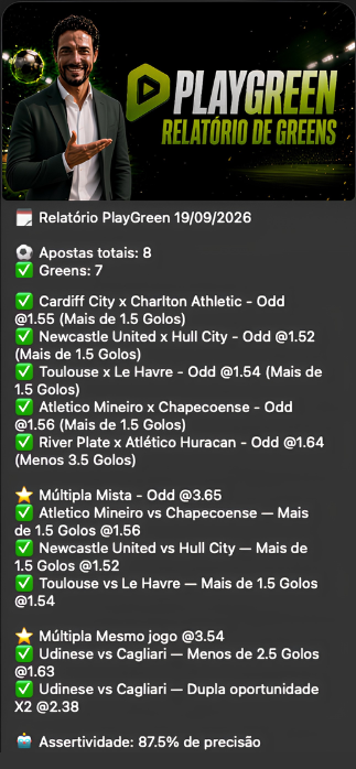 Relatório PlayGreen 19/09/2026